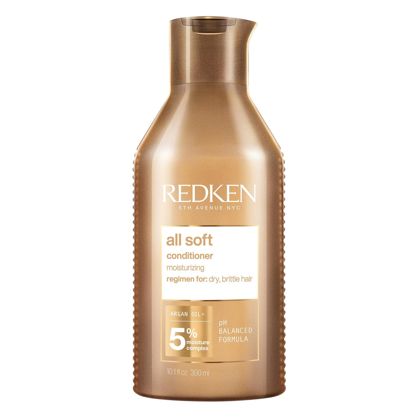 Redken All Soft Conditioner | Deeply Conditions and Hydrates | Softens, Smooths, and Adds Shine | Safe for Color-Treated Hair | Nourishing Shampoo for Dry Hair | With Argan Oil 33.8 Fl Oz (Pack of 1)